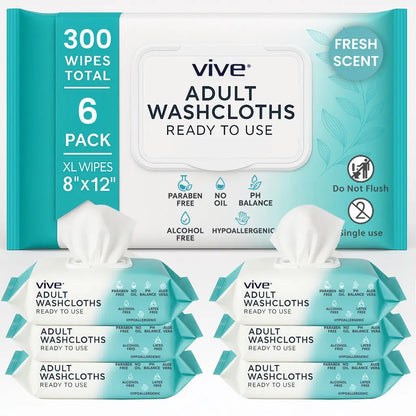 Adult Washcloths Supplying Seniors