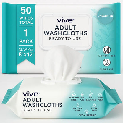 Adult Washcloths Supplying Seniors