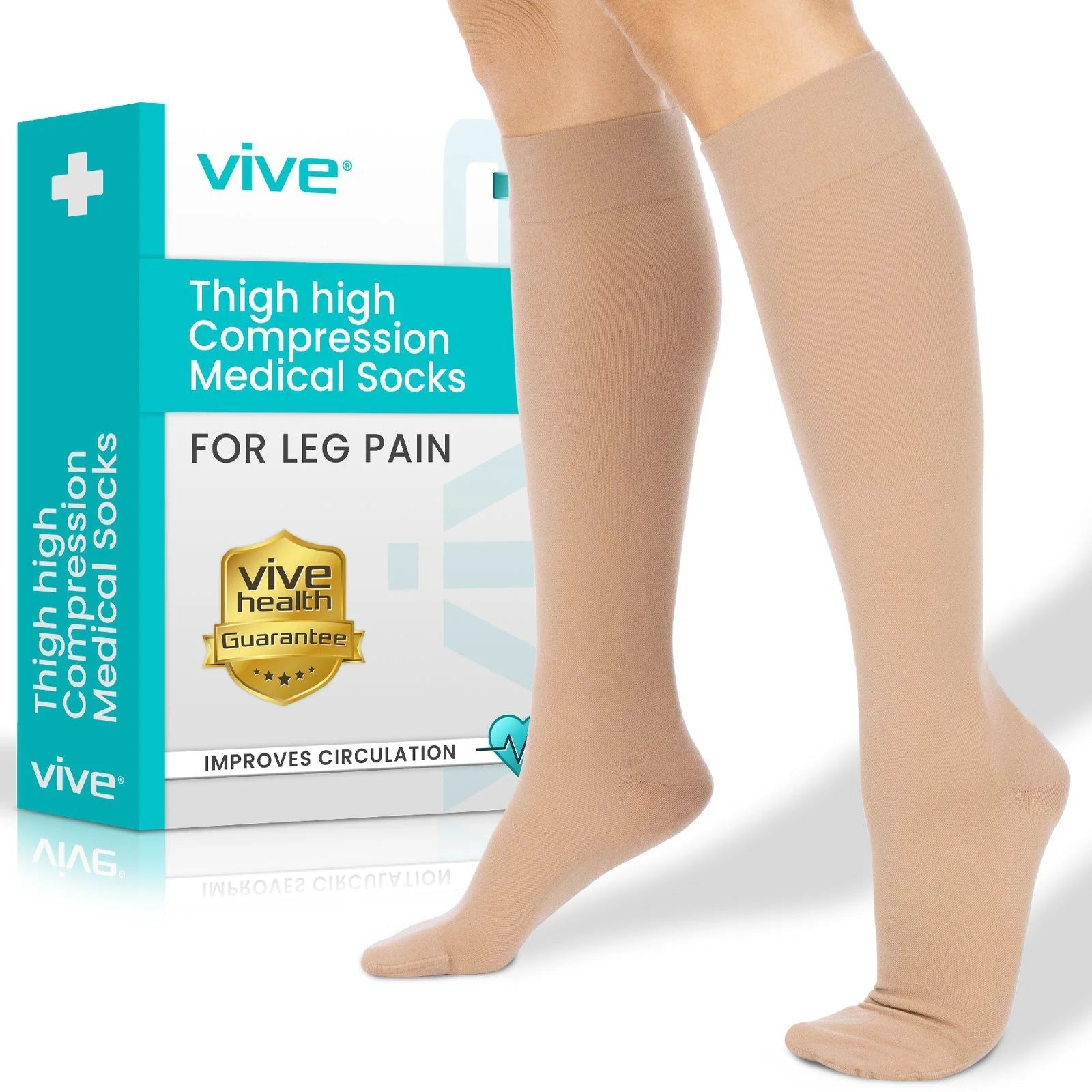 Knee High Compression Stockings 20-30 mmHg SupplyingSeniors.com