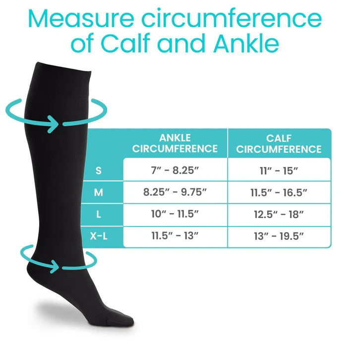 Knee High Compression Stockings 20-30 mmHg SupplyingSeniors.com