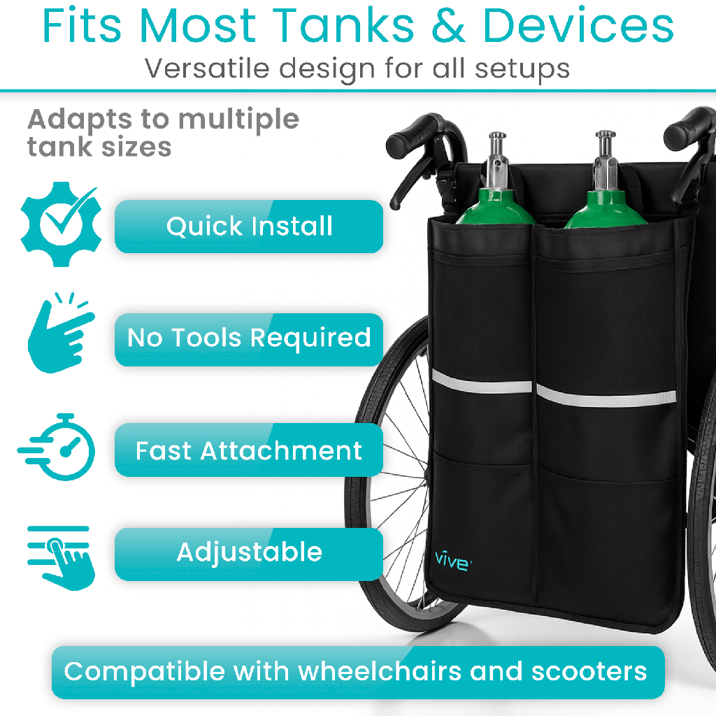 Oxygen Tank Holder Dual