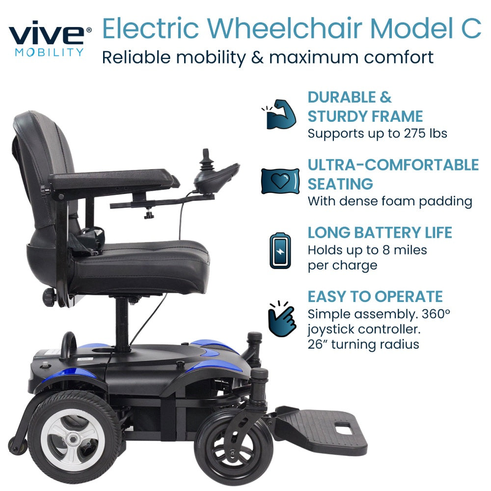 Power Wheelchair Model C SupplyingSeniors.com