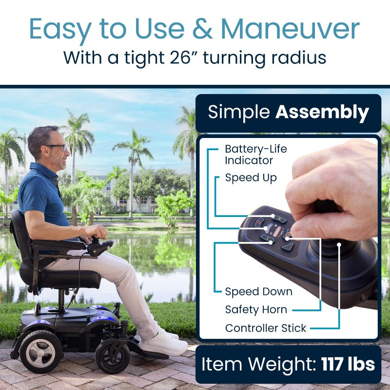 Power Wheelchair Model C SupplyingSeniors.com