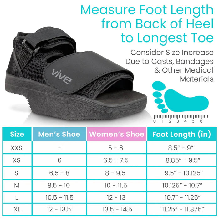 Heel Wedge Post-Op Shoe - SupplyingSeniors.com