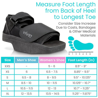 Heel Wedge Post-Op Shoe - SupplyingSeniors.com