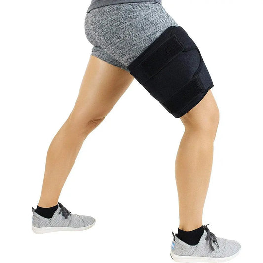 Thigh Brace – Compression Wrap for Hamstring, Quad & Groin Muscle Support SupplyingSeniors.com 31.99 SupplyingSeniors.com