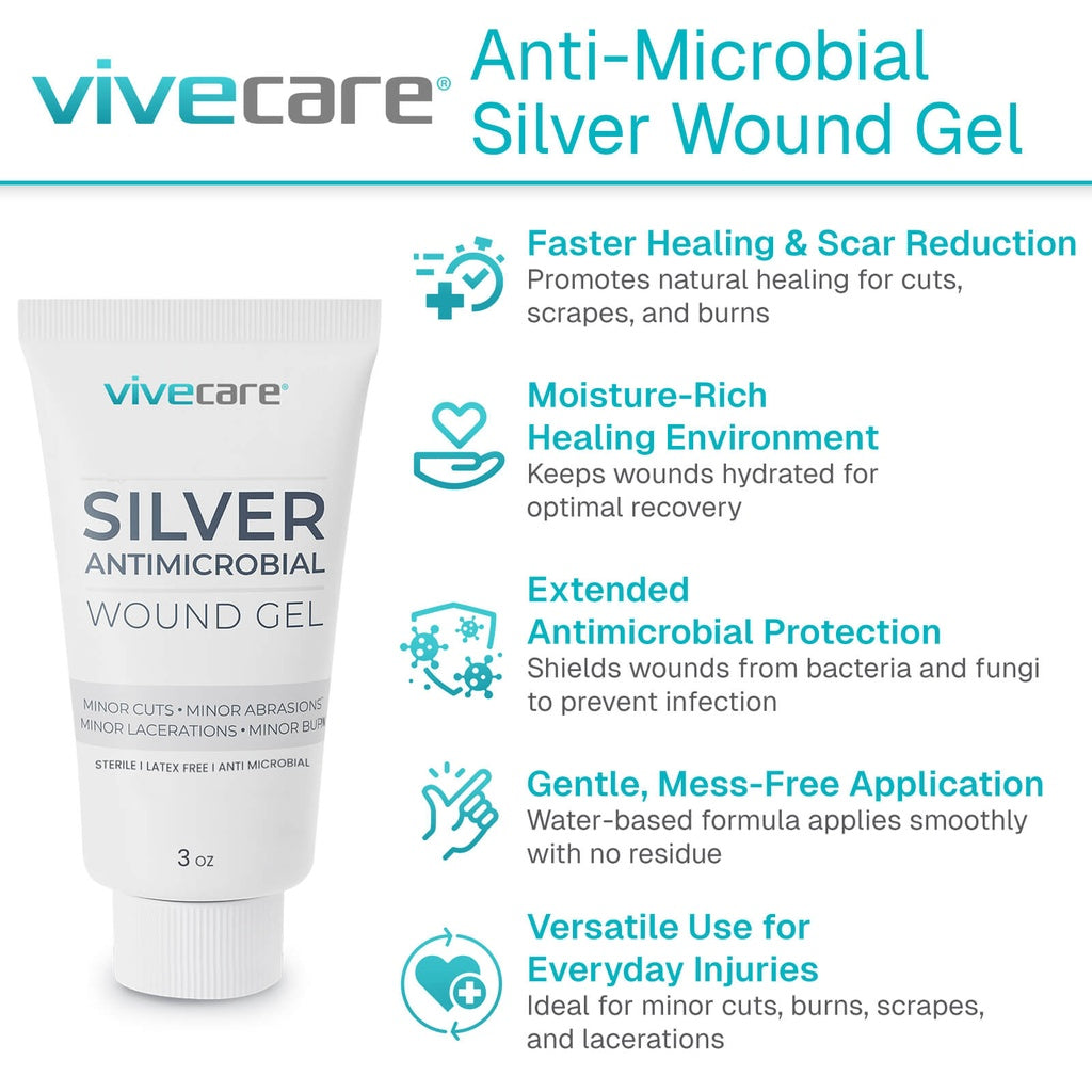Silver Antimicrobial Wound Gel Vive Care