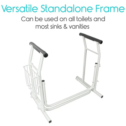 Stand Alone Toilet Rail SupplyingSeniors.com