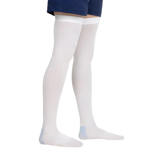 Thigh High Anti Embolism Stockings 15-20 mmHg – Compression for Swelling & DVT SupplyingSeniors.com