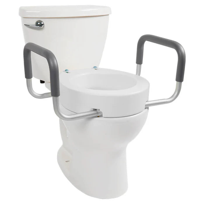 Toilet Seat Riser with Arms - SupplyingSeniors.com