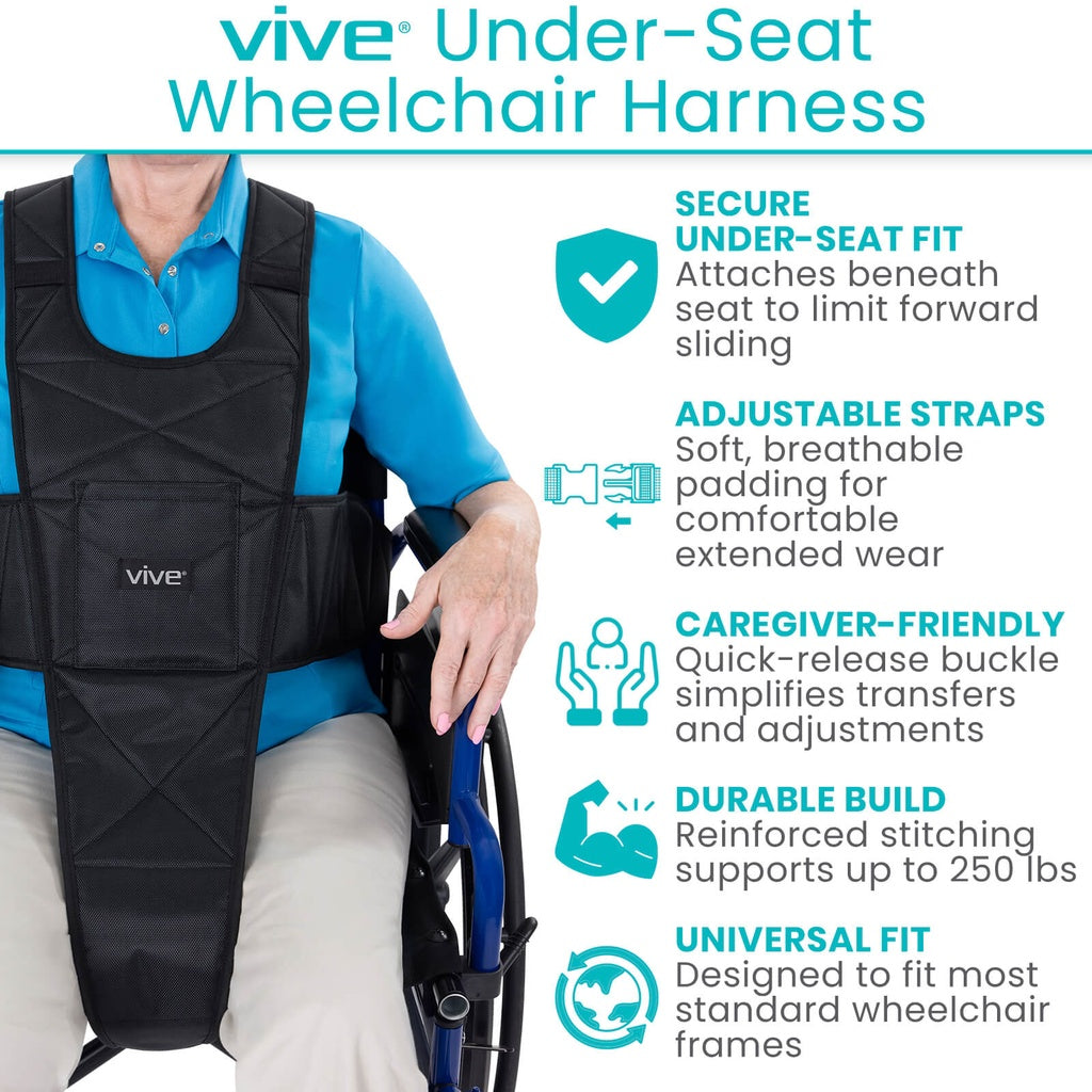 Under Seat Wheelchair Harness