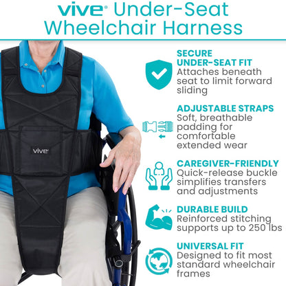 Under Seat Wheelchair Harness