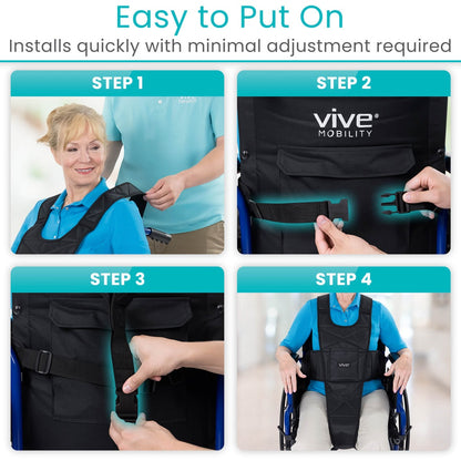 Under Seat Wheelchair Harness