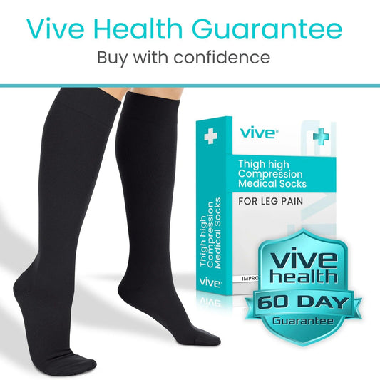 Knee High Compression Stockings 20-30 mmHg SupplyingSeniors.com