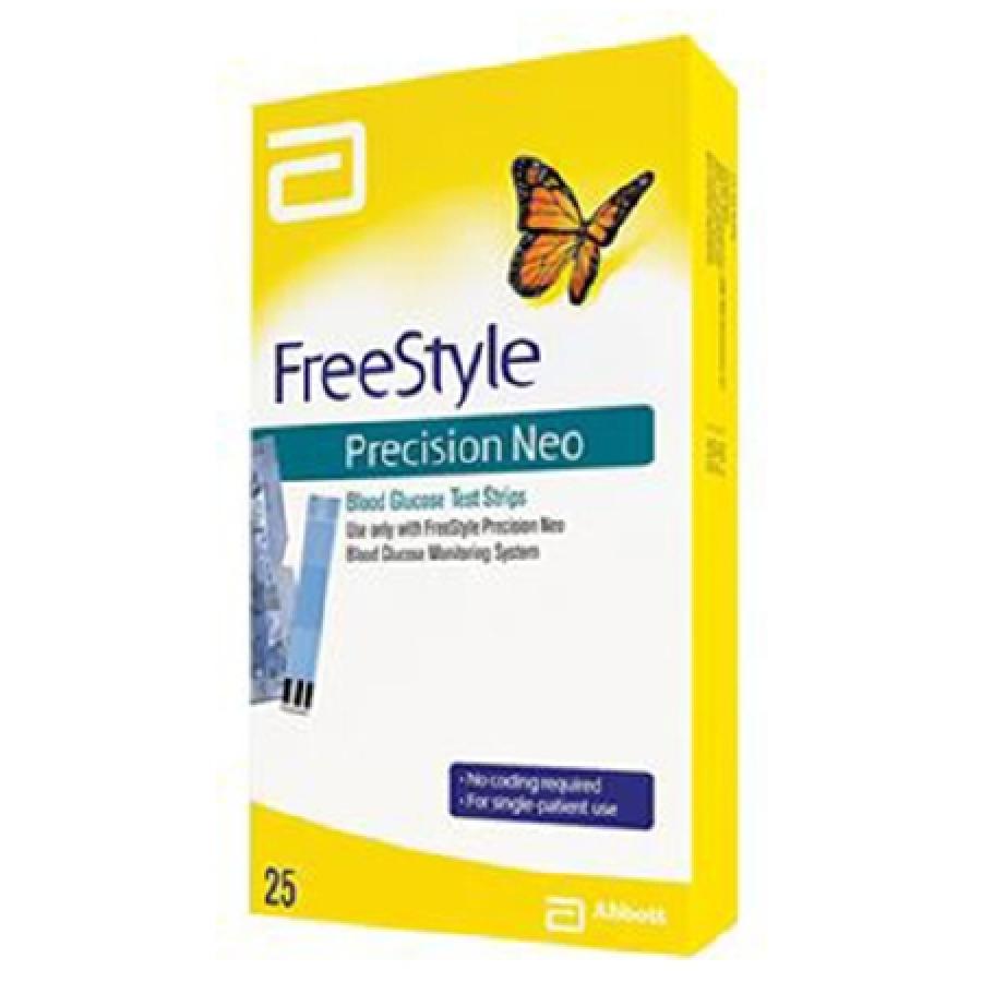 FreeStyle Precision Neo Blood Glucose Test Strips – (25 Count)
