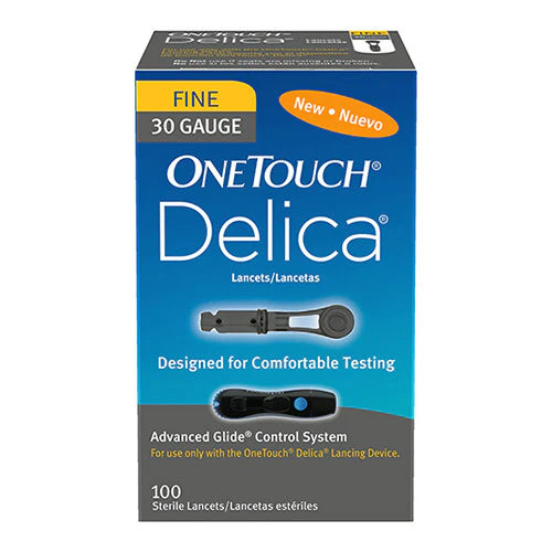 One Touch Delica Plus Lancets 30g – (100 Count)