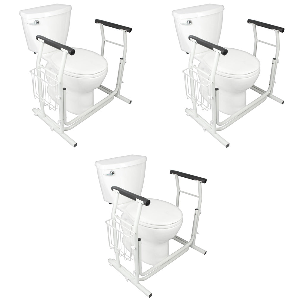 3 pack stand toilet rail