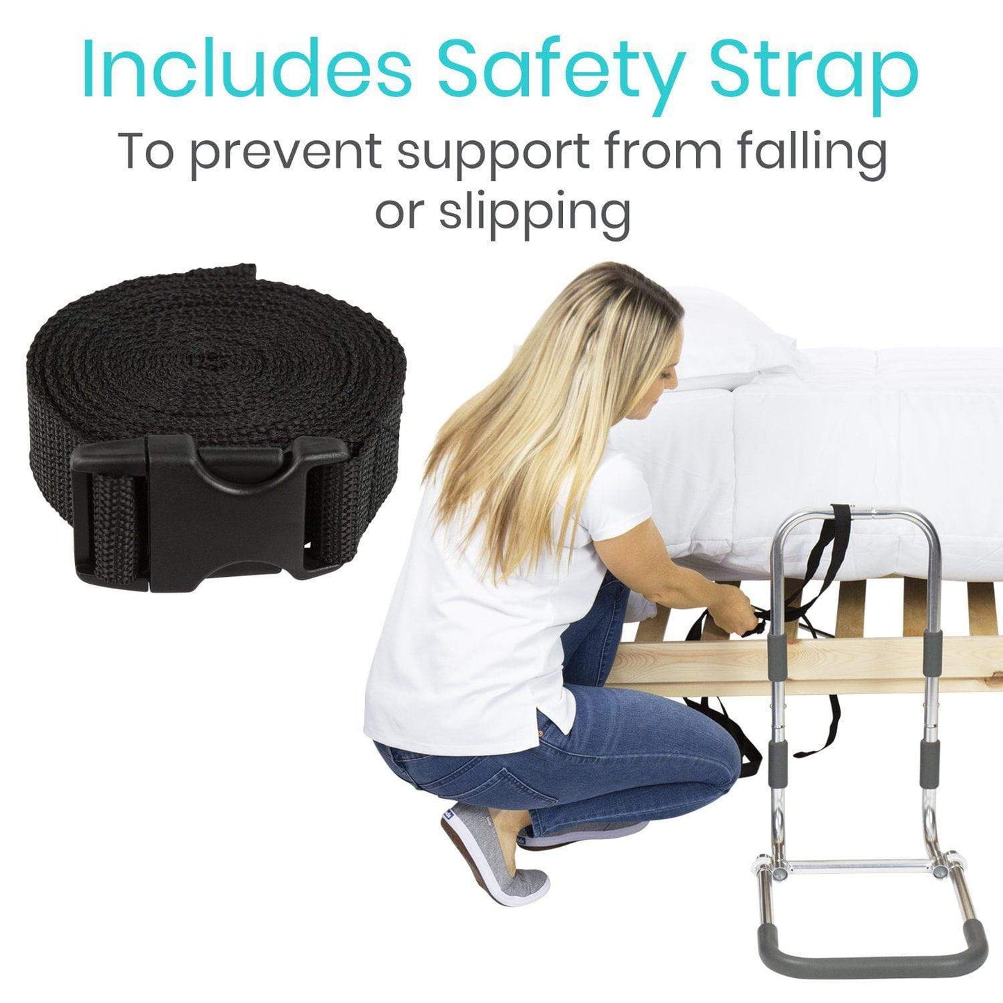 Height Adjustable Bed Rail - SupplyingSeniors.com