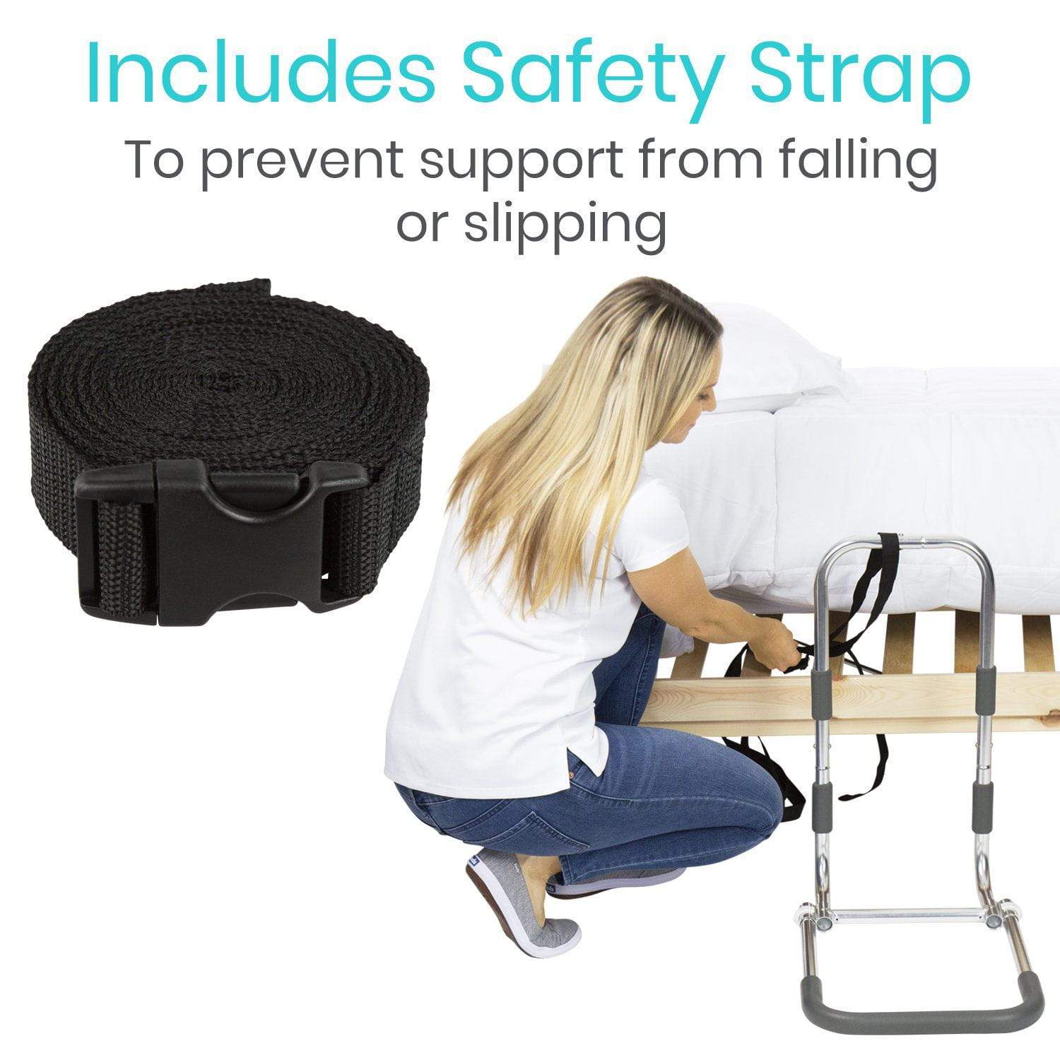Height Adjustable Bed Rail - SupplyingSeniors.com