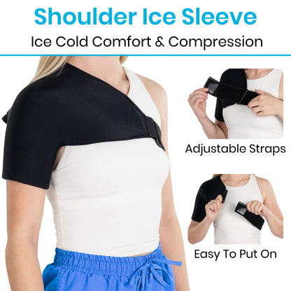 Hot and Cold Shoulder Wrap Sleeve