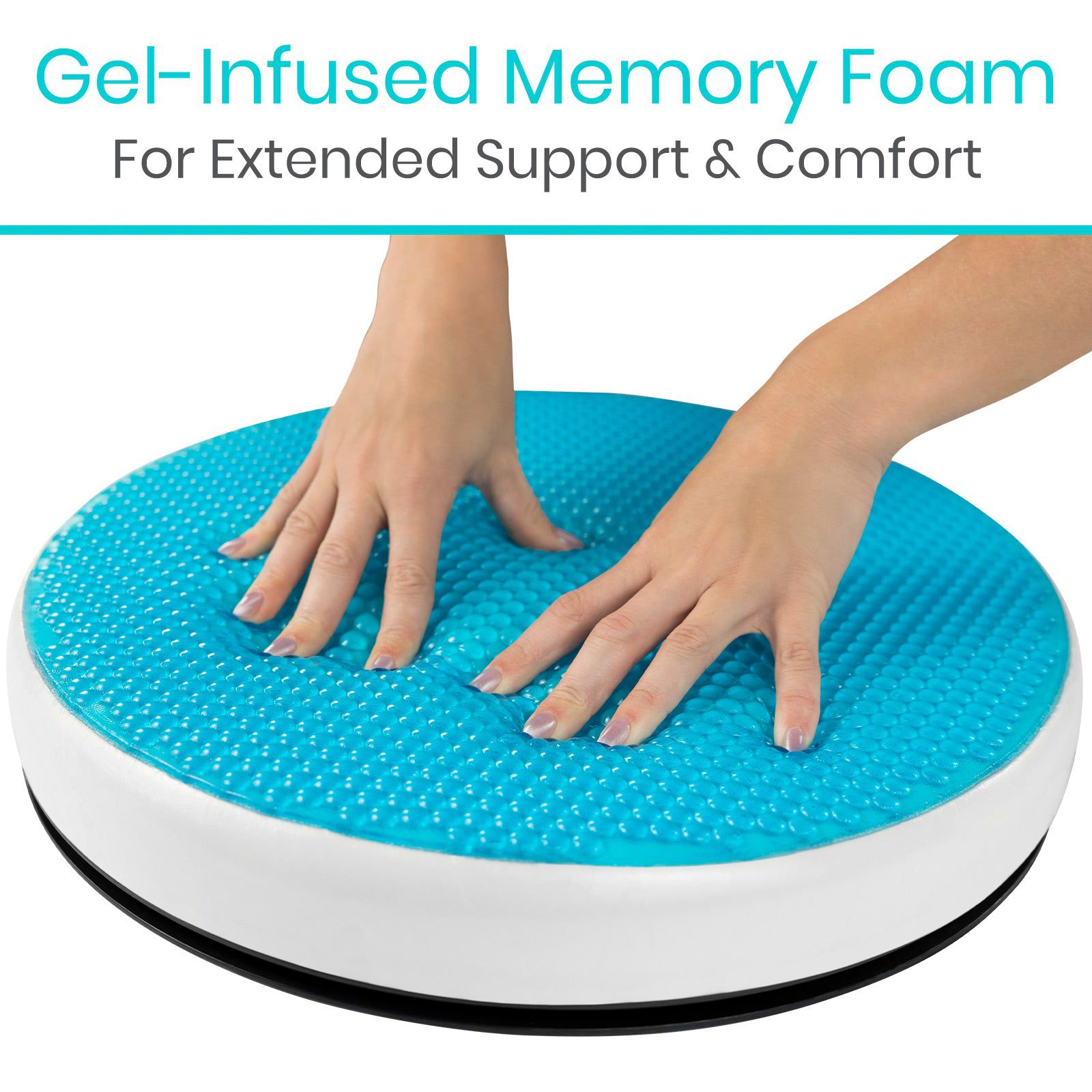 Gel Swivel Seat Cushion - SupplyingSeniors.com