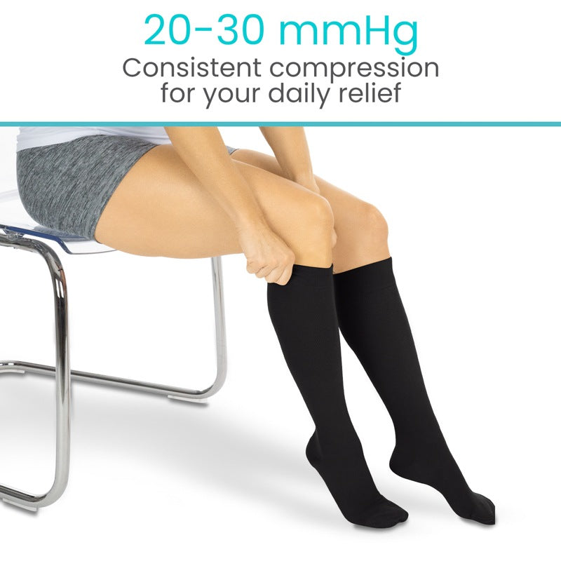 Knee High Compression Stockings 20-30 mmHg SupplyingSeniors.com