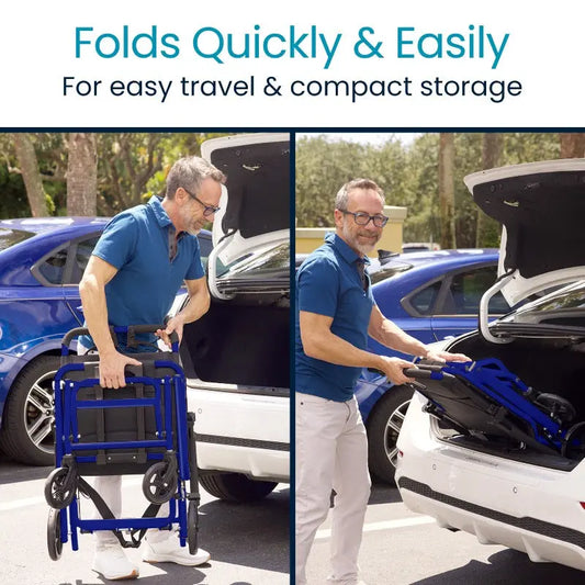 Lightweight Transport Wheelchair - SupplyingSeniors.com
