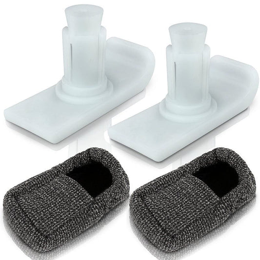 Walker Ski Glides Adjustable With Covers - SupplyingSeniors.com