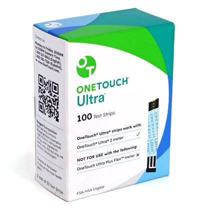 One Touch Ultra Test Strips– (100 Ct)