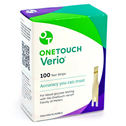 One Touch Verio Test Strips – (100 Count)