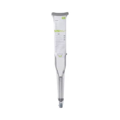 McKesson Adult Underarm Crutches, Pair, Adjustable 45"-53", 350 lb Capacity