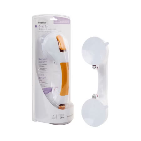 McKesson Suction-Cup Grab Bar, 12", Tool-Free