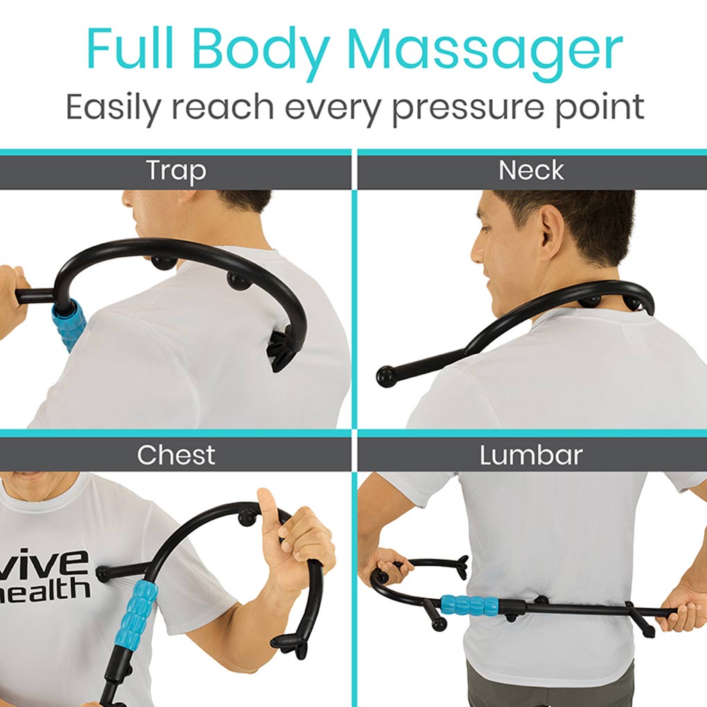 Massage Cane with Interchangeable Heads - SupplyingSeniors.com