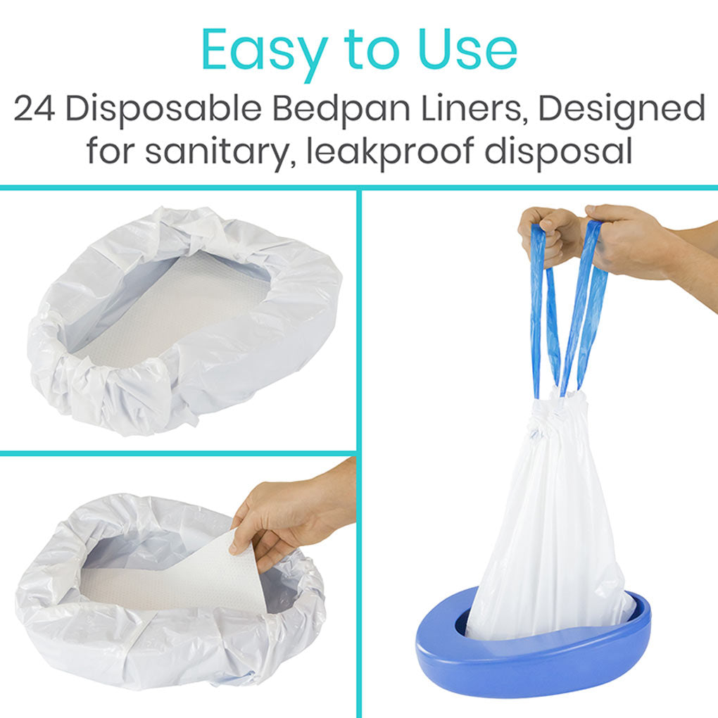 Bedpan Liners 24-pcs - SupplyingSeniors.com