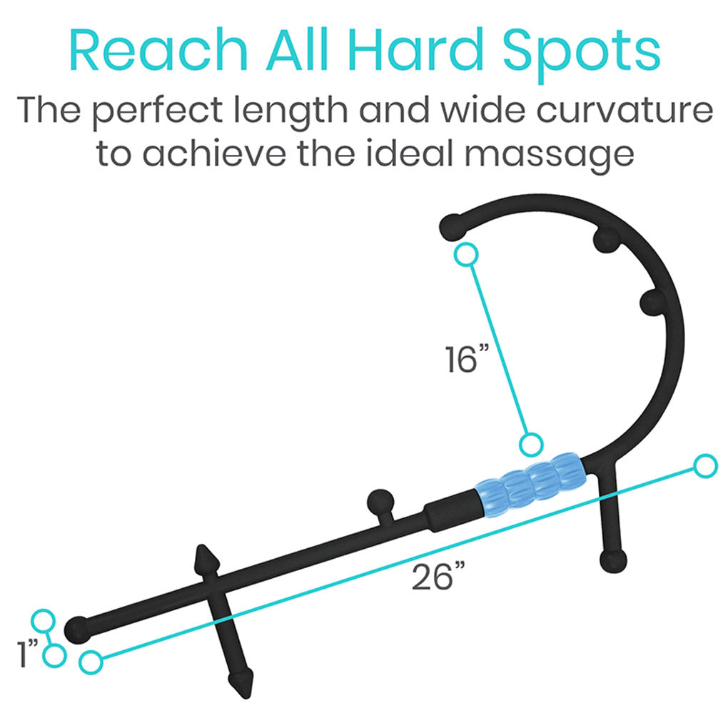 Massage Cane with Interchangeable Heads - SupplyingSeniors.com