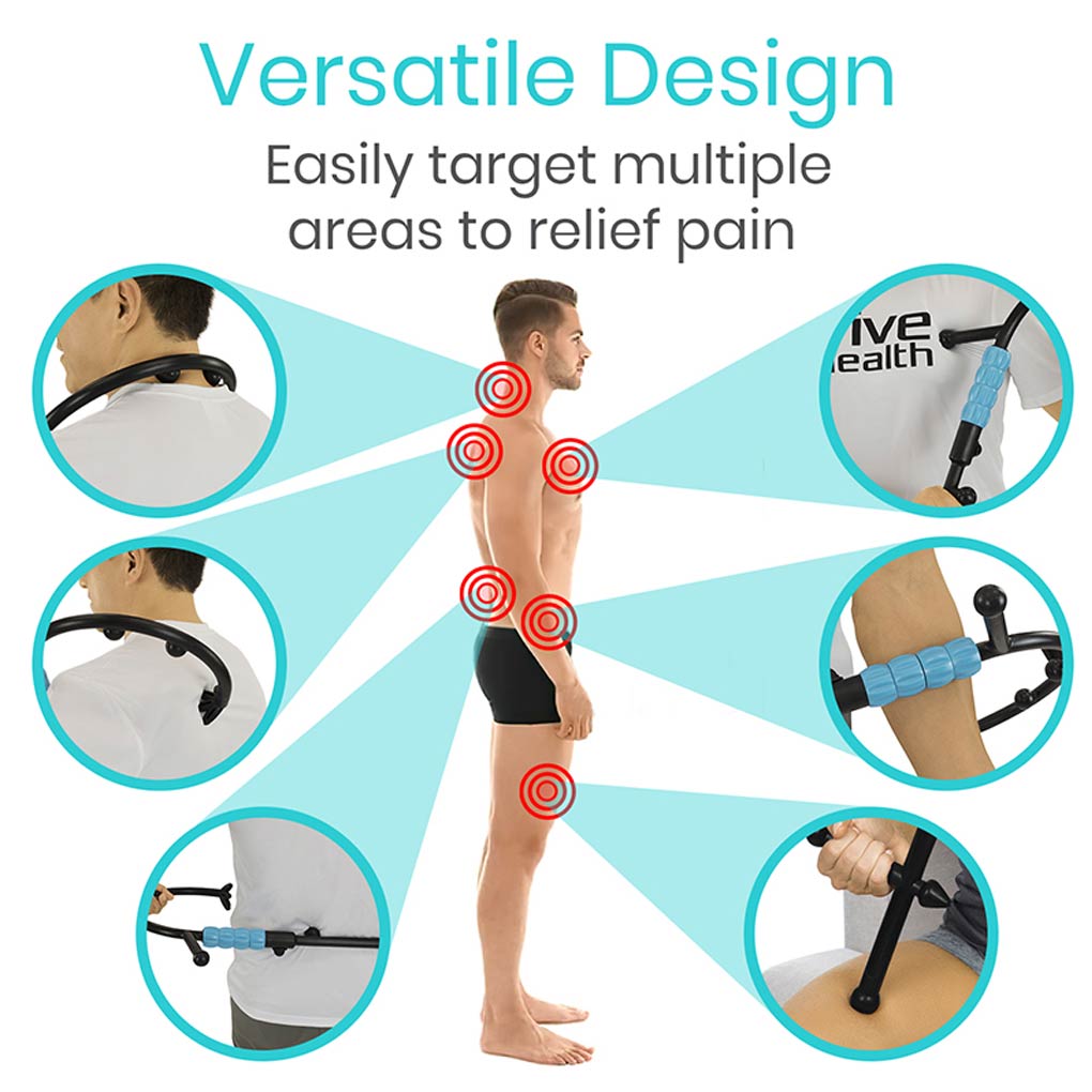 Massage Cane with Interchangeable Heads - SupplyingSeniors.com