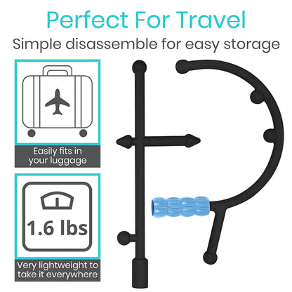 Massage Cane with Interchangeable Heads - SupplyingSeniors.com